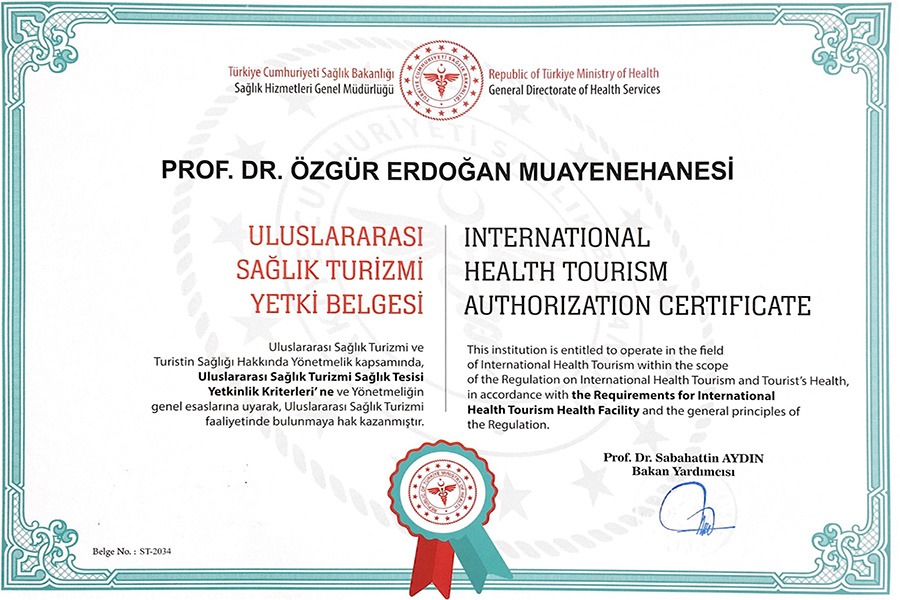 Premium Danışmanlık Referans - Prof Dr. Özgür Erdoğan Muayenehanesi